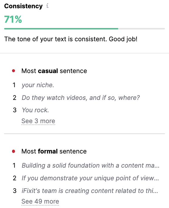 ContentShake for content optimization