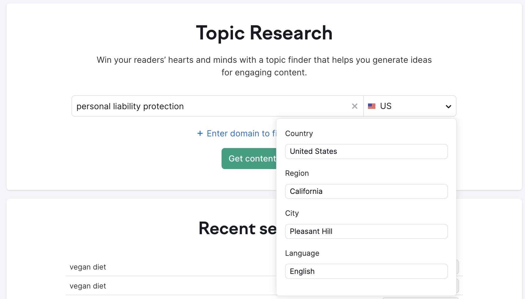 Topic Research workflow for law firms