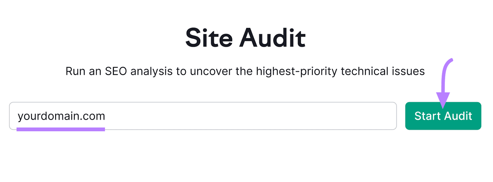 Site Audit tool