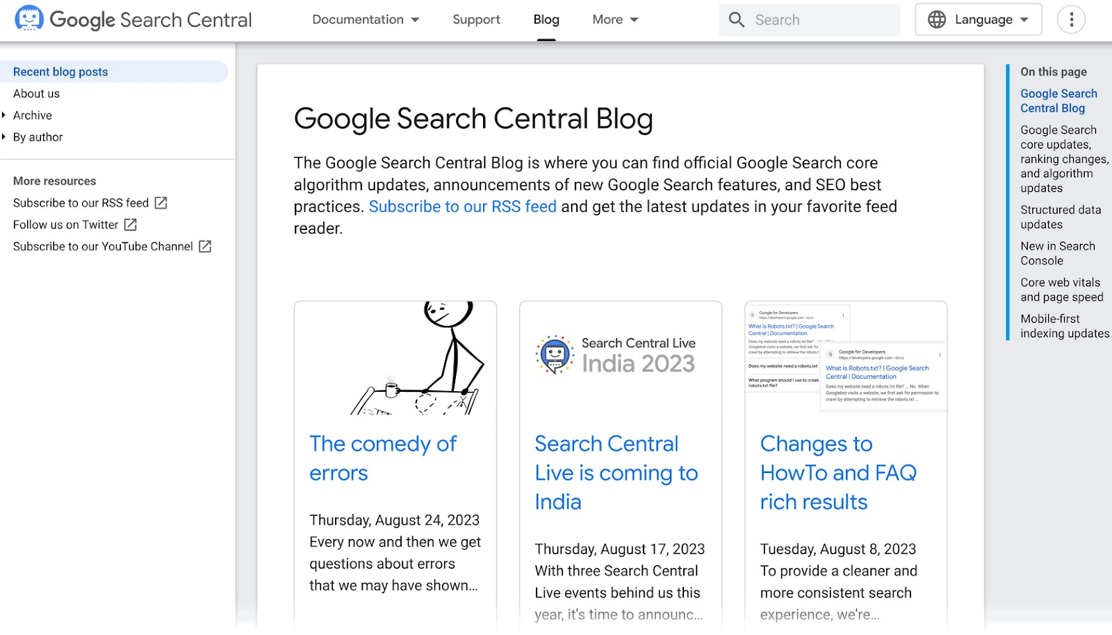 Google Search Central Blog